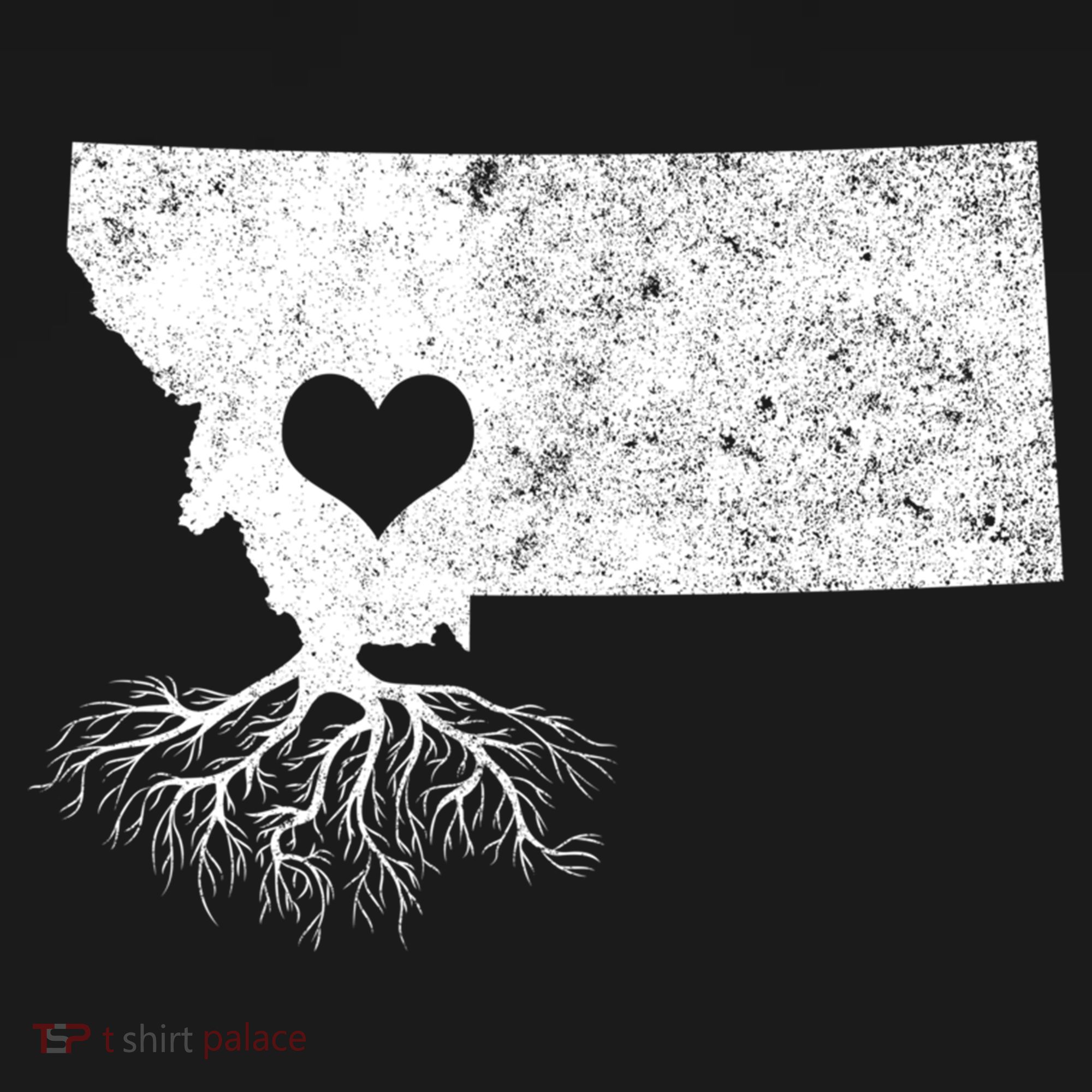 Montana Roots Gift: I Love Montana Gift T-Shirt