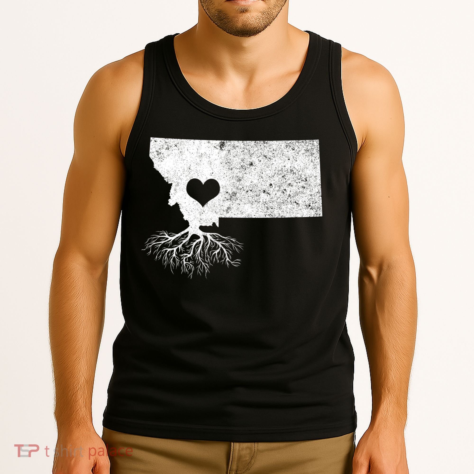 Montana Roots Gift: I Love Montana Gift Tank Top