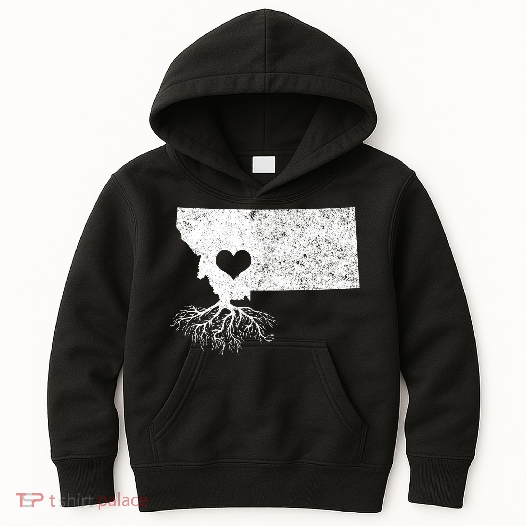 Montana Roots Gift: I Love Montana Gift Kids Hoodie