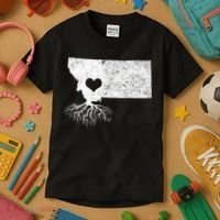 Montana Roots Gift: I Love Montana Gift Kids T-Shirt thumb 3