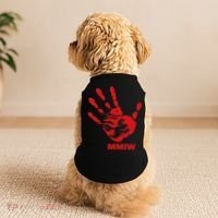 Mmiw Red Hand Indigenous Native American Mmiw Awareness Doggie Tank thumb 2