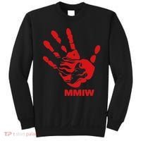 Mmiw Red Hand Indigenous Native American Mmiw Awareness Sweatshirt thumb 0