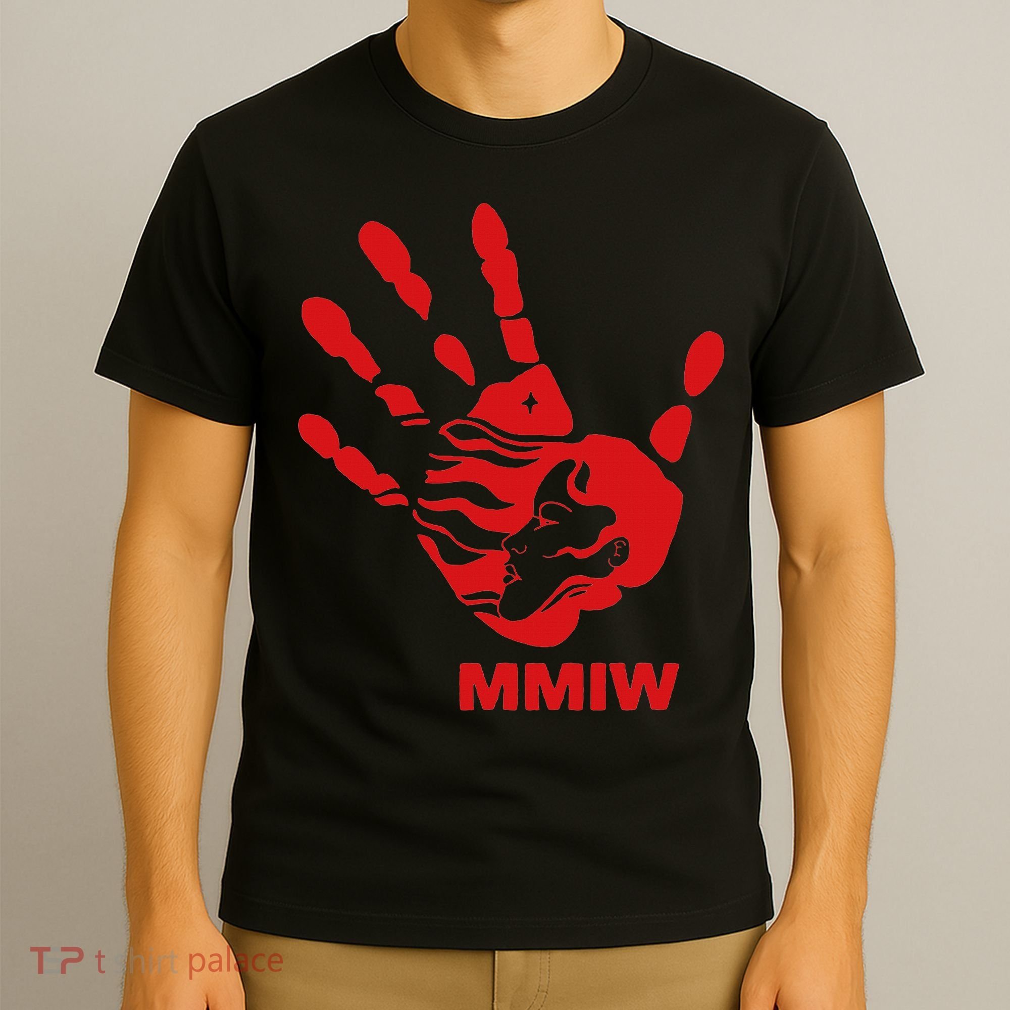 Mmiw Red Hand Indigenous Native American Mmiw Awareness T-Shirt