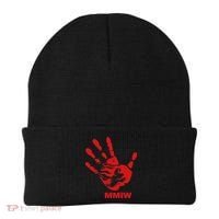 Mmiw Red Hand Indigenous Native American Mmiw Awareness Beanie thumb 0