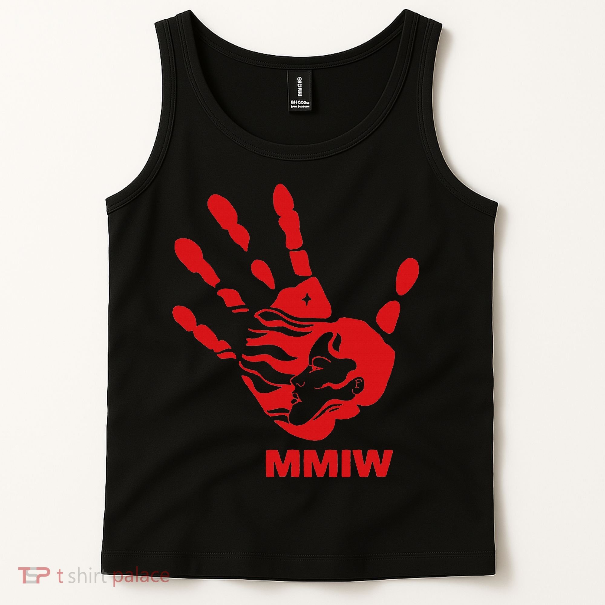 Mmiw Red Hand Indigenous Native American Mmiw Awareness Tank Top