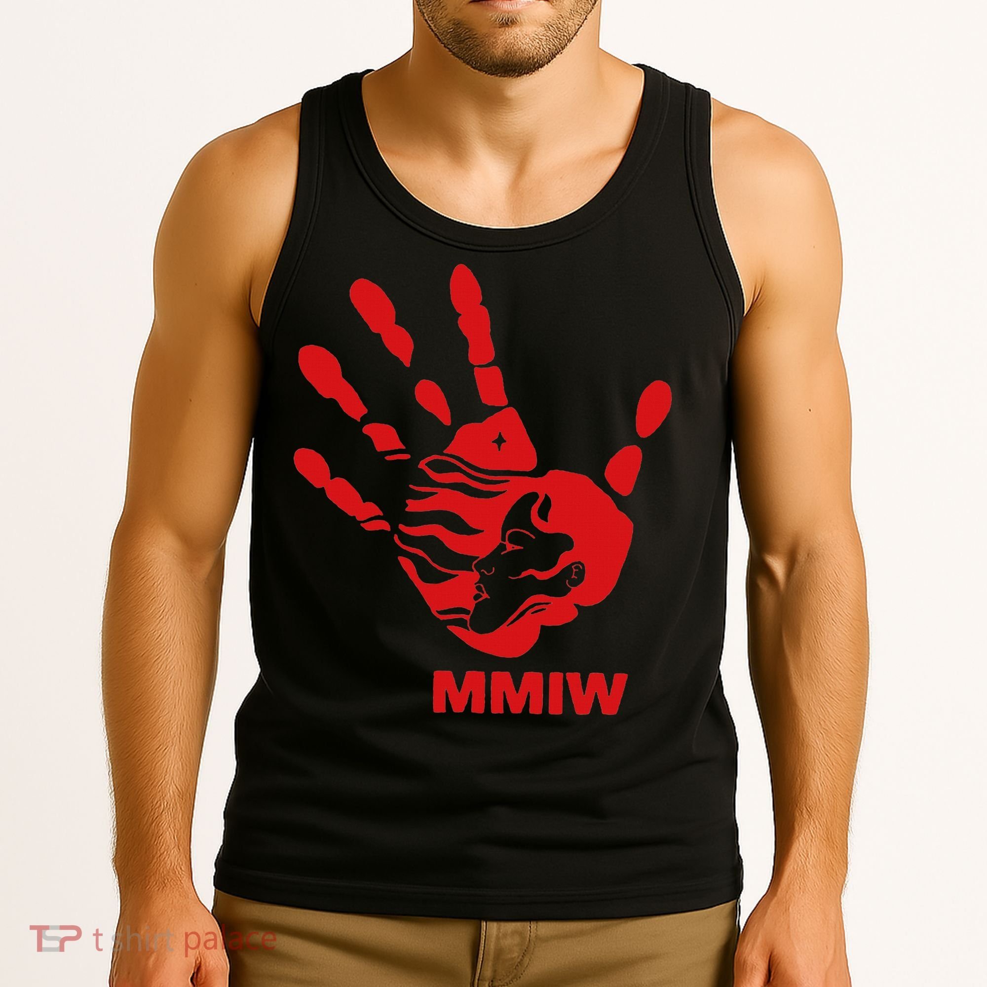 Mmiw Red Hand Indigenous Native American Mmiw Awareness Tank Top