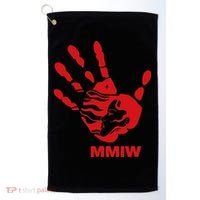 Mmiw Red Hand Indigenous Native American Mmiw Awareness Golf Towel thumb 0