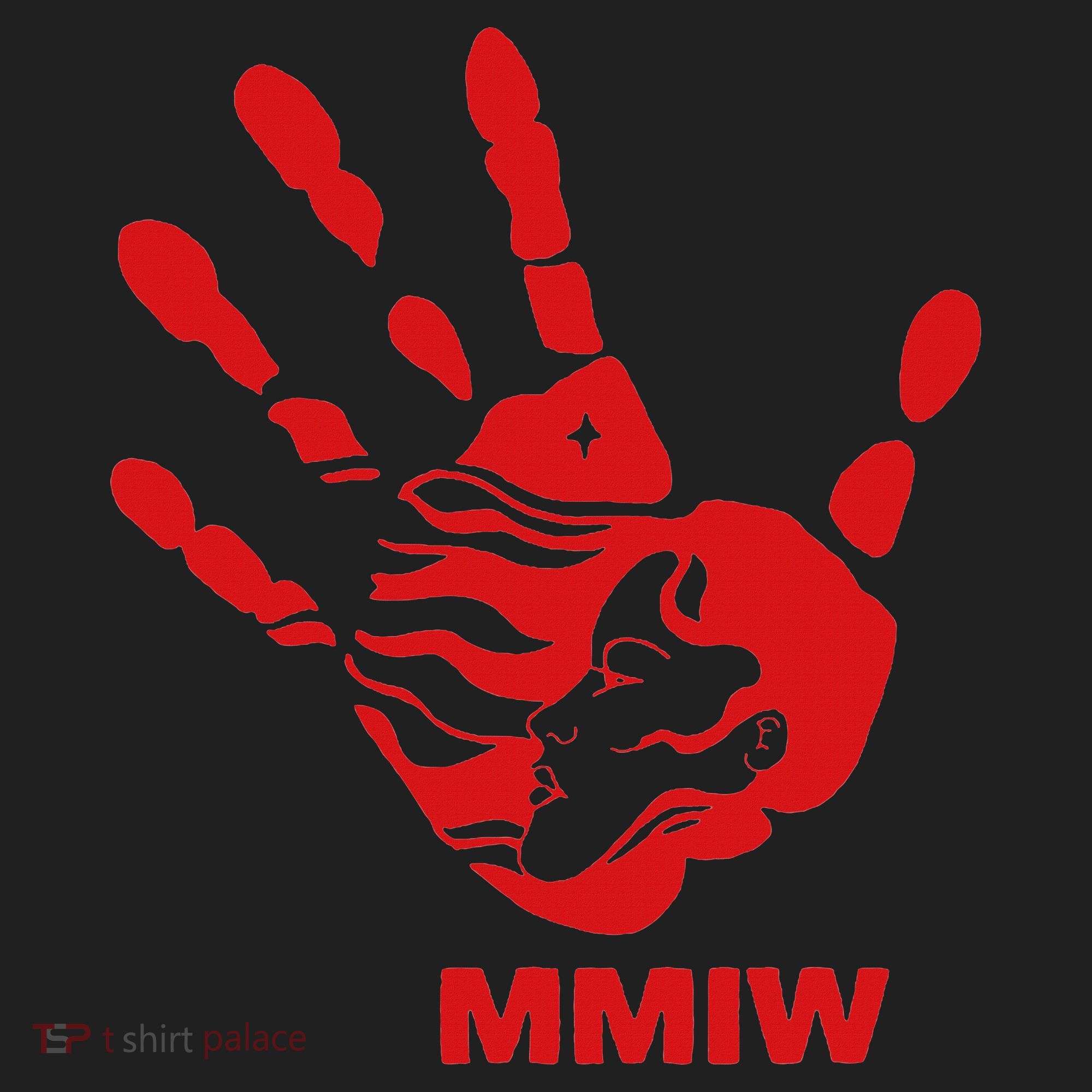 Mmiw Red Hand Indigenous Native American Mmiw Awareness Golf Towel