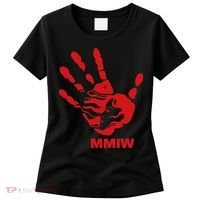 Mmiw Red Hand Indigenous Native American Mmiw Awareness Women's T-Shirt thumb 0