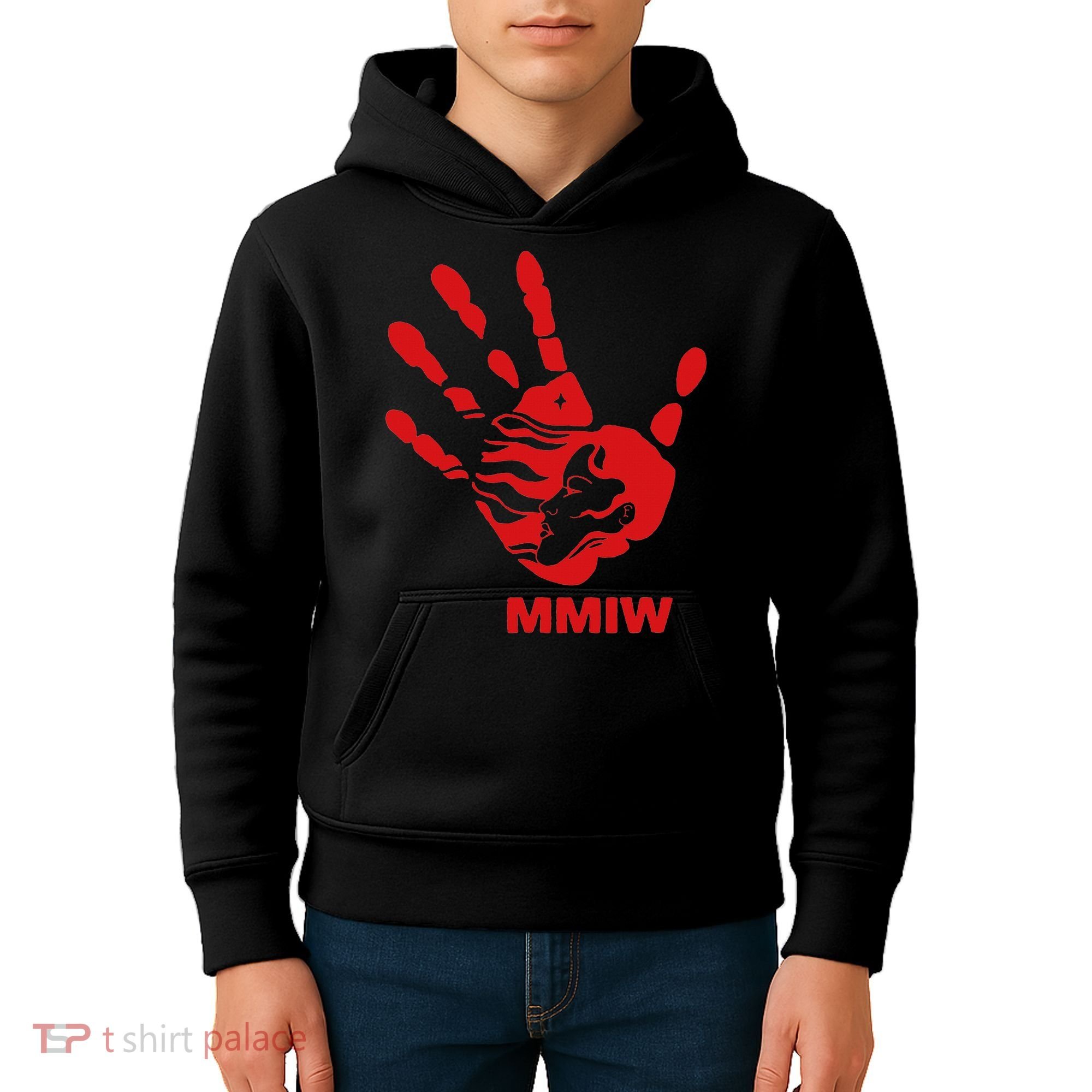 Mmiw Red Hand Indigenous Native American Mmiw Awareness Kids Hoodie