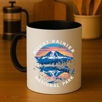 Mount Rainier Hiking Road Trip Seattle Coffee Mug thumb 4