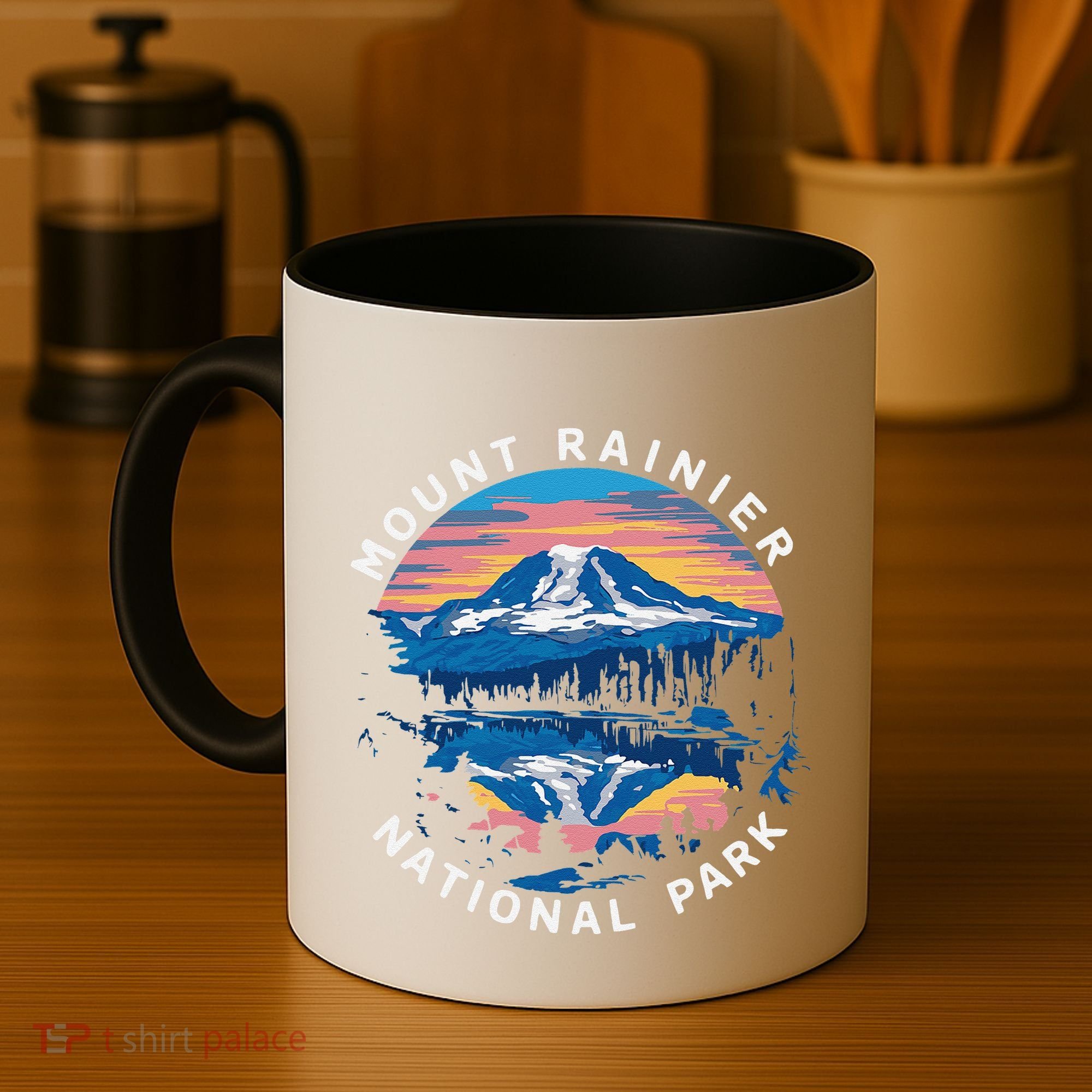 Mount Rainier Hiking Road Trip Seattle Coffee Mug