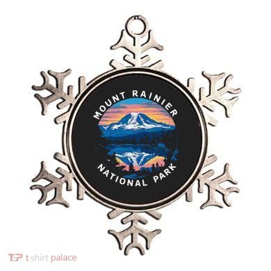 Mount Rainier Hiking Road Trip Seattle Ornament