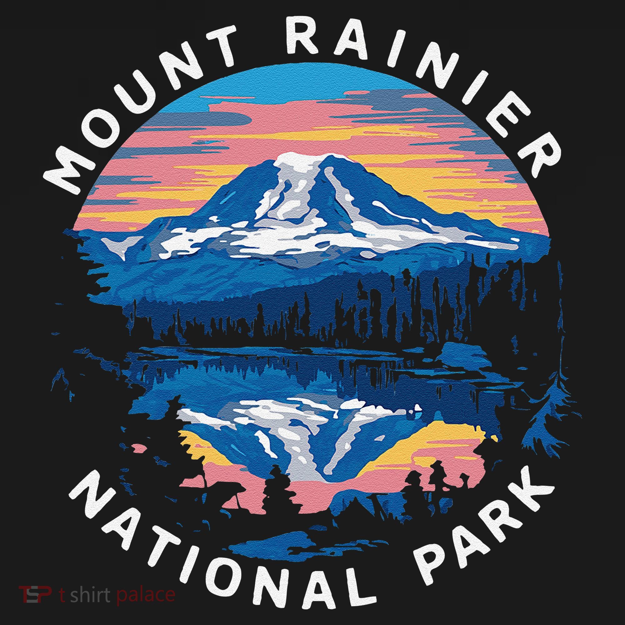 Mount Rainier Hiking Road Trip Seattle Baby Bodysuit