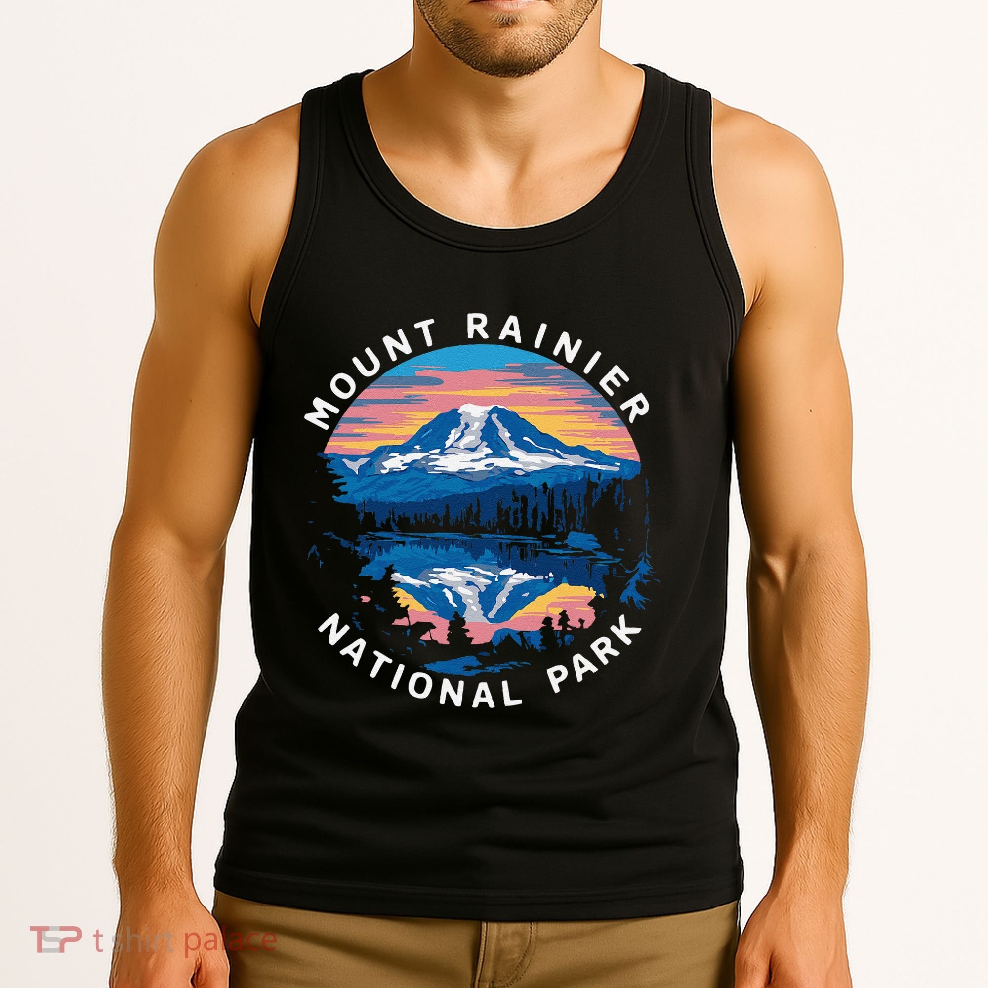 Mount Rainier Hiking Road Trip Seattle Tank Top