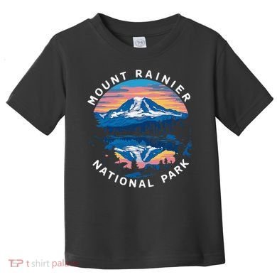 Mount Rainier Hiking Road Trip Seattle Toddler T-Shirt