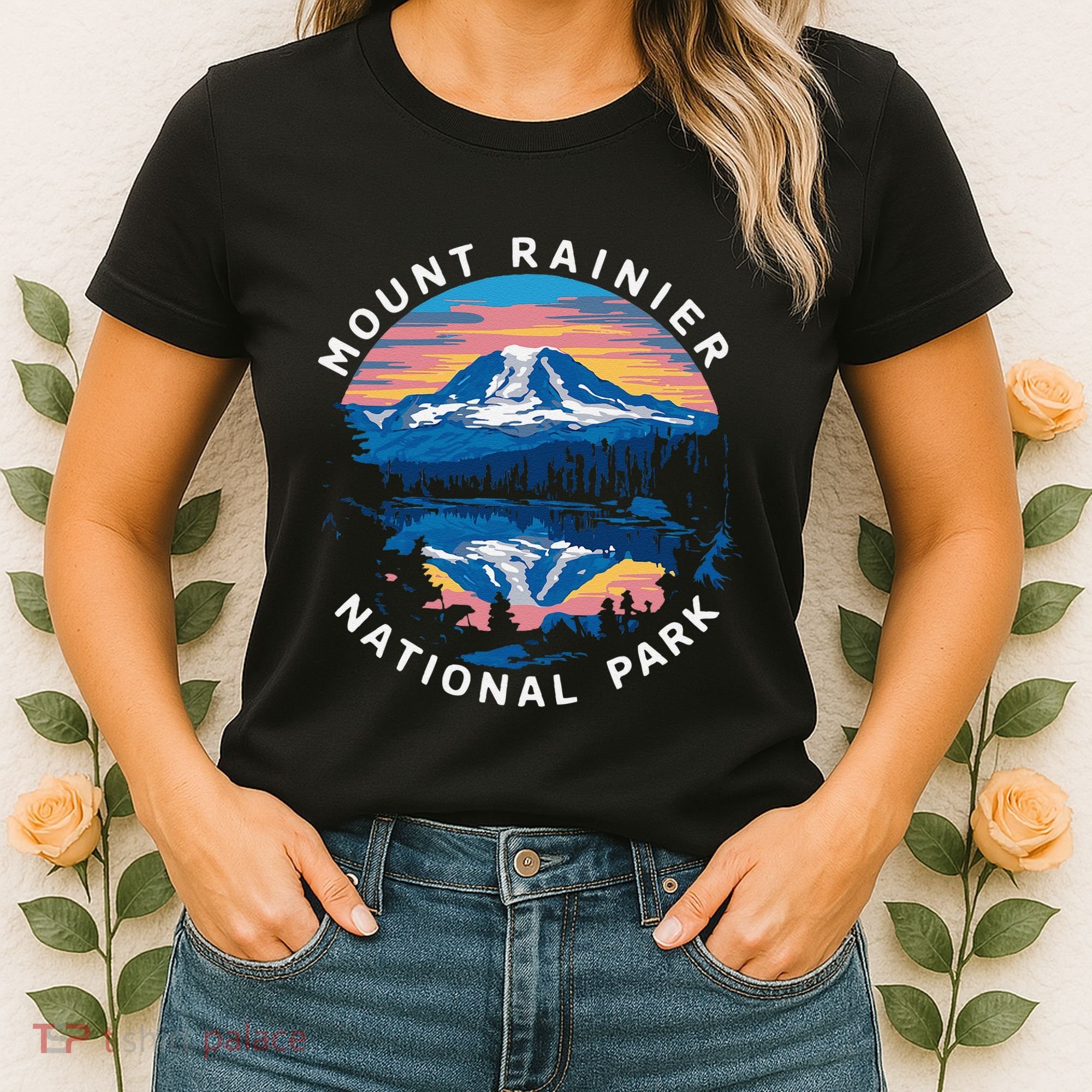 Mount Rainier Hiking Road Trip Seattle Women's T-Shirt