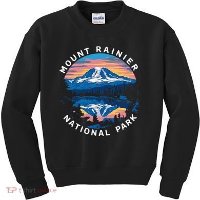 Mount Rainier Hiking Road Trip Seattle Kids Sweatshirt