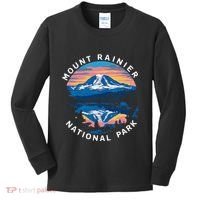 Mount Rainier Hiking Road Trip Seattle Kids Long Sleeve Shirt thumb 0