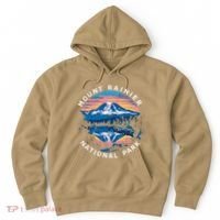 Mount Rainier Hiking Road Trip Seattle Hoodie thumb 0