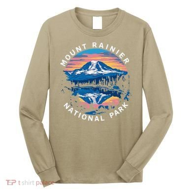 Mount Rainier Hiking Road Trip Seattle Long Sleeve Shirt