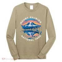 Mount Rainier Hiking Road Trip Seattle Long Sleeve Shirt thumb 0
