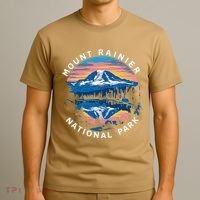 Mount Rainier Hiking Road Trip Seattle T-Shirt thumb 3