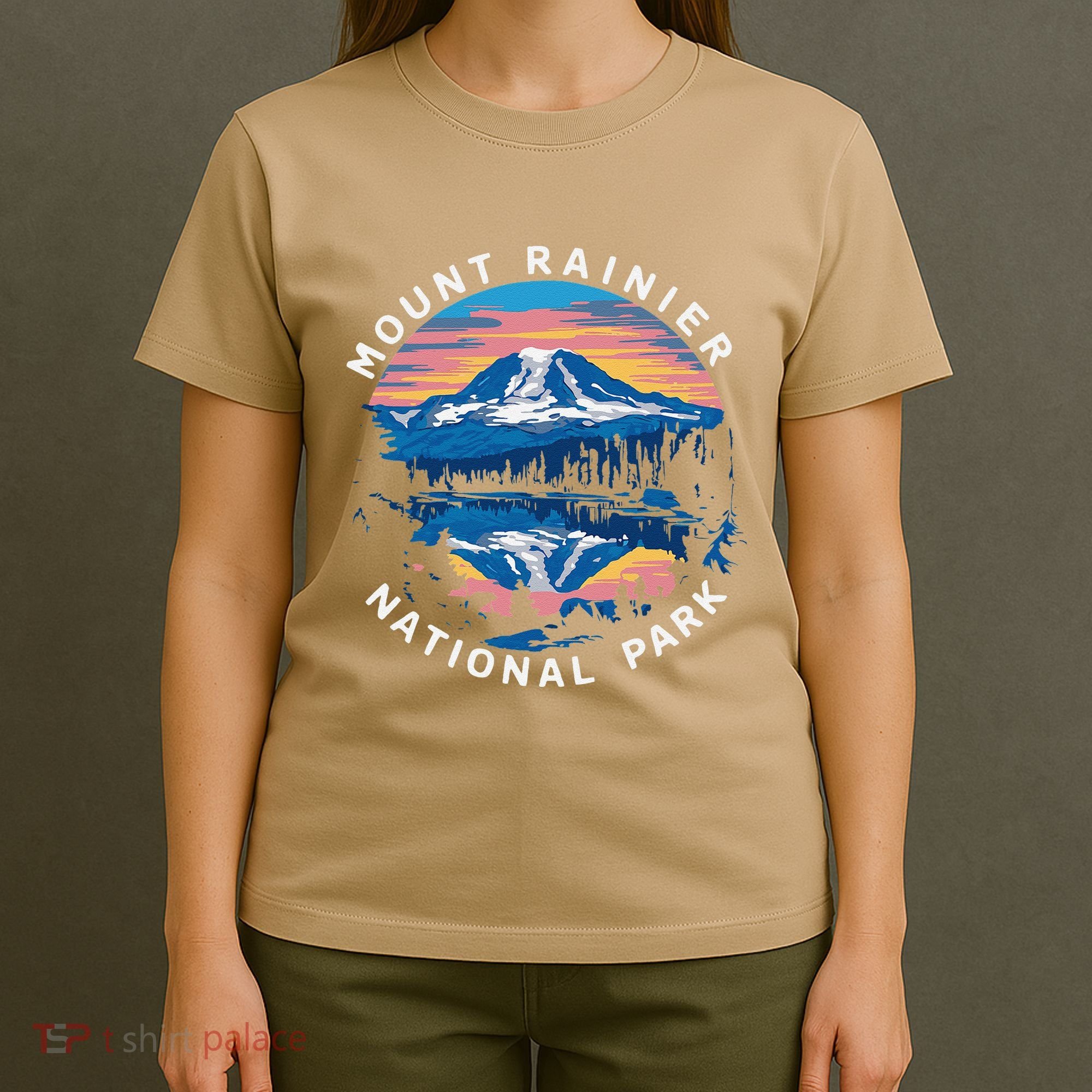 Mount Rainier Hiking Road Trip Seattle T-Shirt