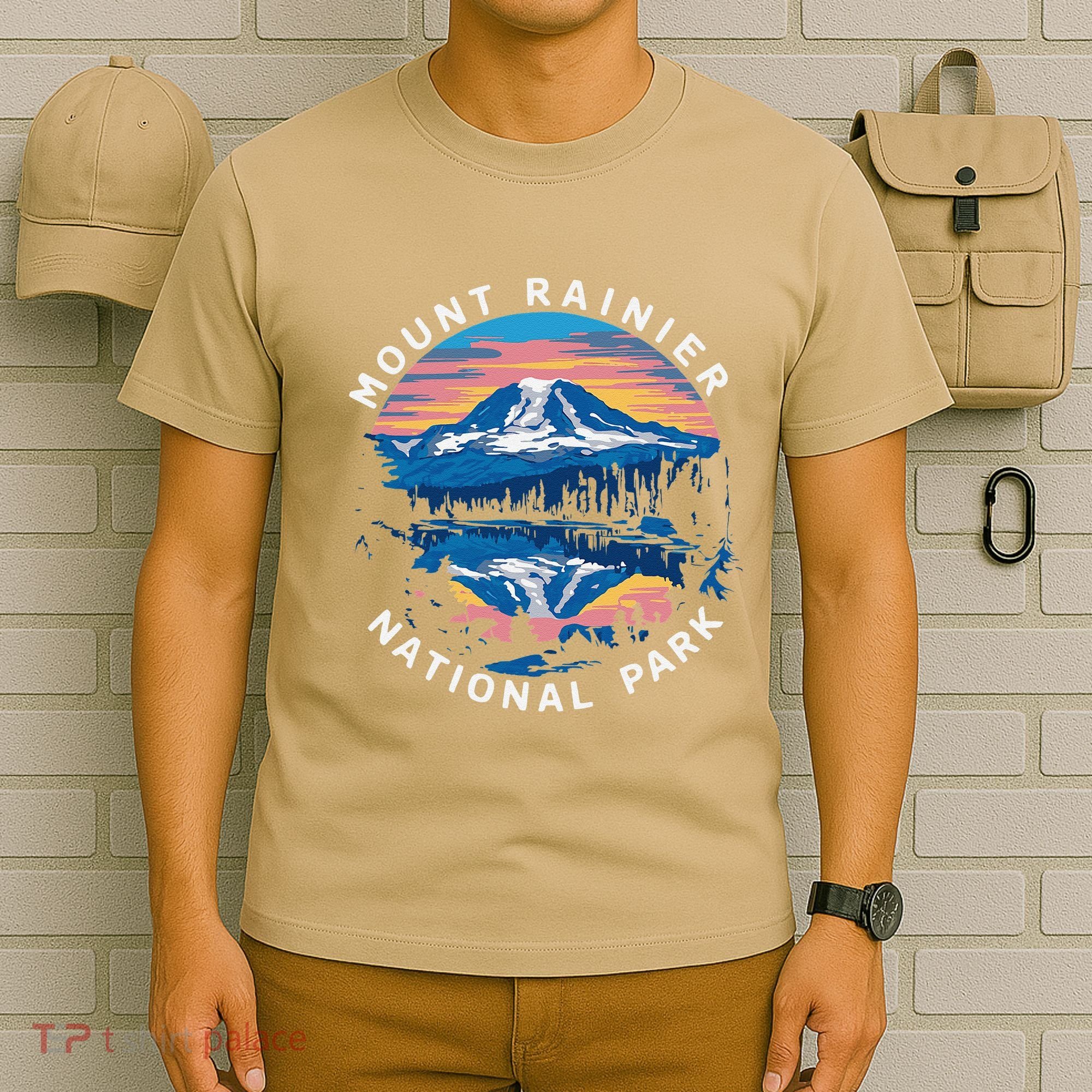 Mount Rainier Hiking Road Trip Seattle T-Shirt