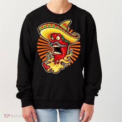 Mexican Red Hot Chili Pepper Women's Sweatshirt