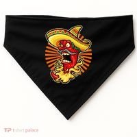 Mexican Red Hot Chili Pepper USA-Made Doggie Bandana thumb 0