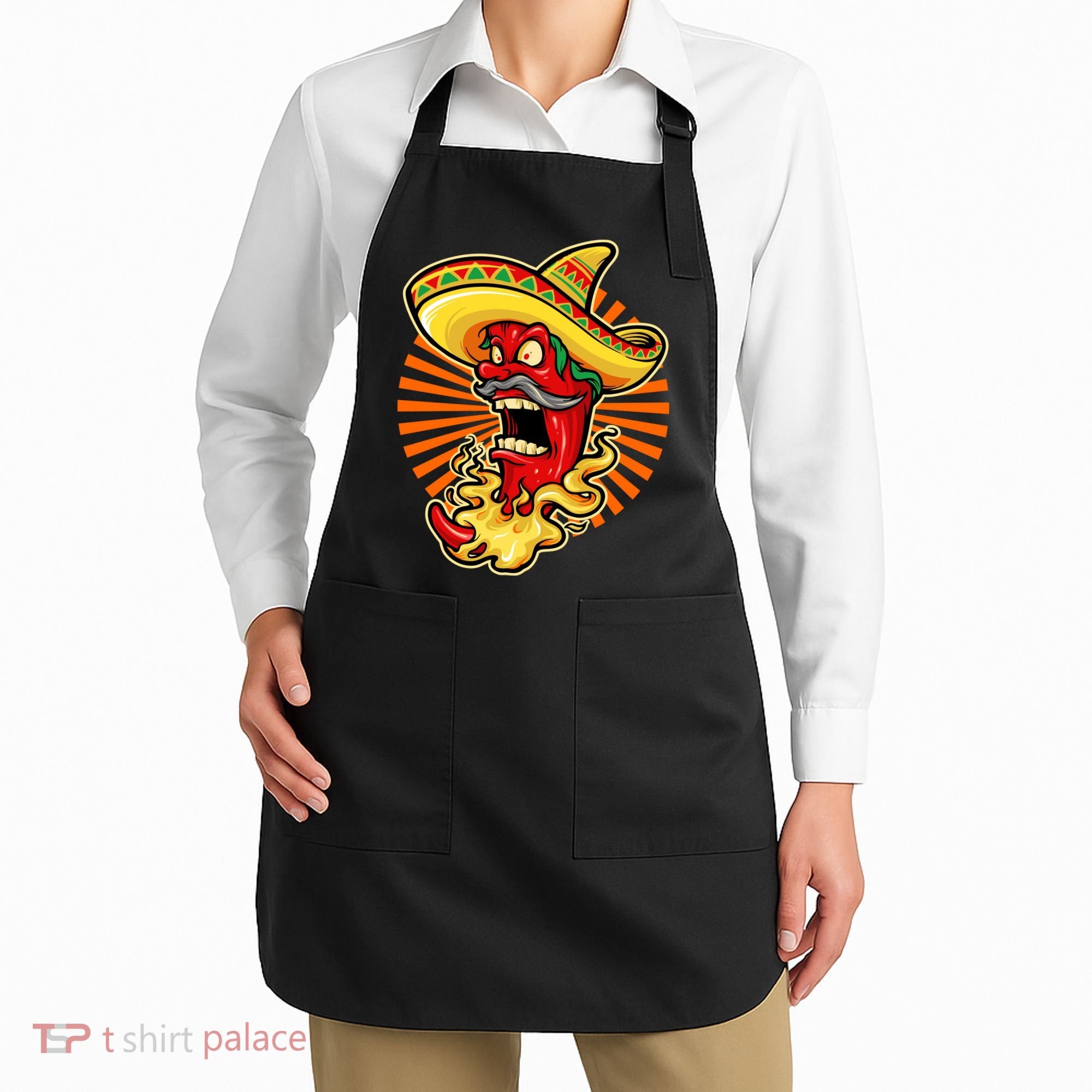 Mexican Red Hot Chili Pepper Apron