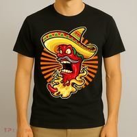 Mexican Red Hot Chili Pepper T-Shirt thumb 3