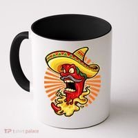 Mexican Red Hot Chili Pepper Coffee Mug thumb 0