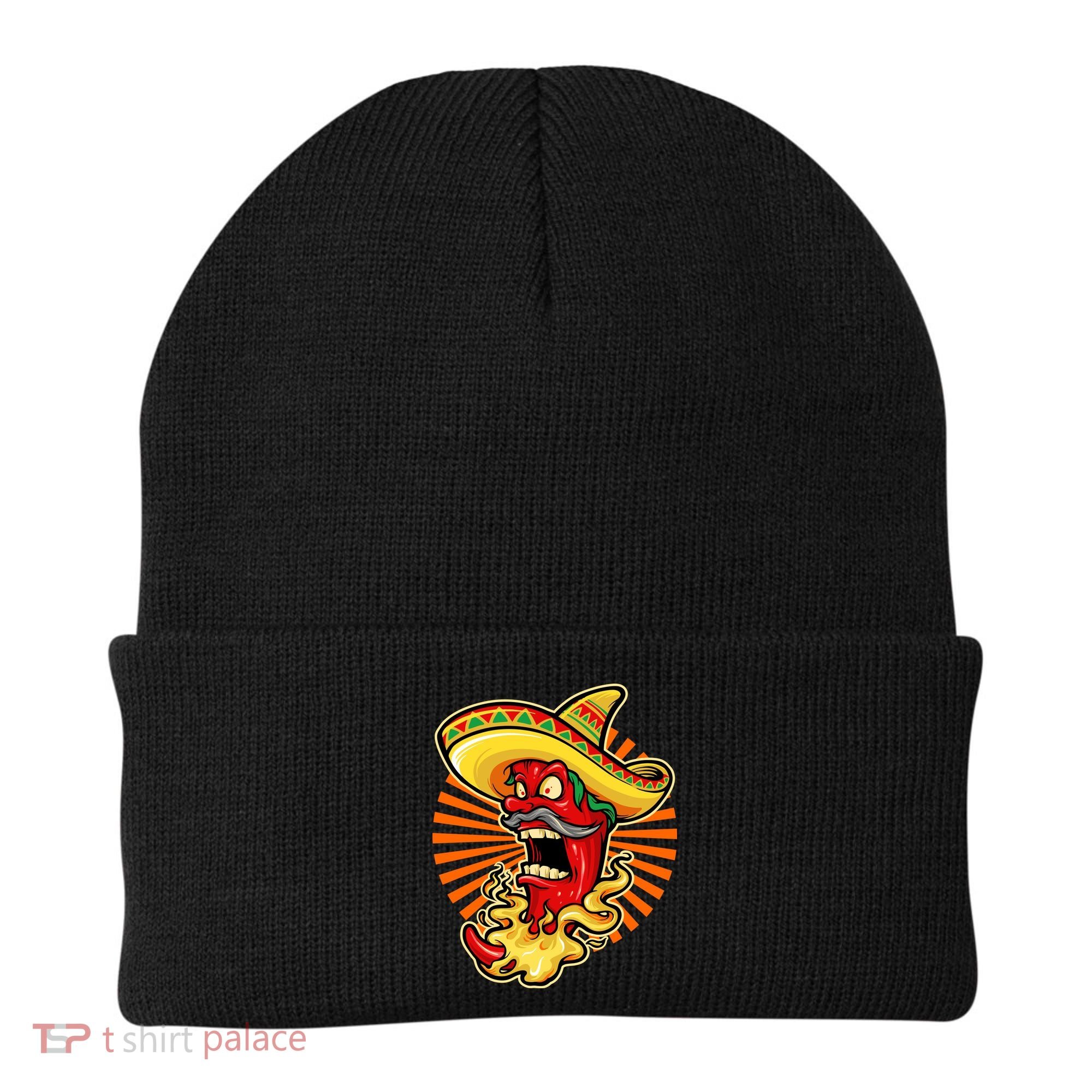 Mexican Red Hot Chili Pepper Beanie