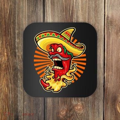 Mexican Red Hot Chili Pepper Coaster