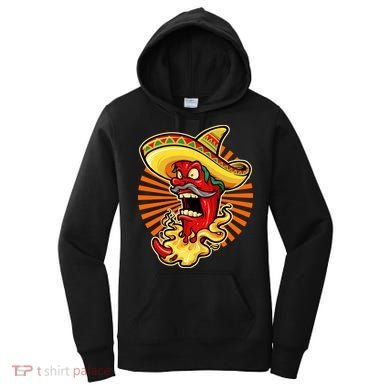 Mexican Red Hot Chili Pepper Women's Hoodie