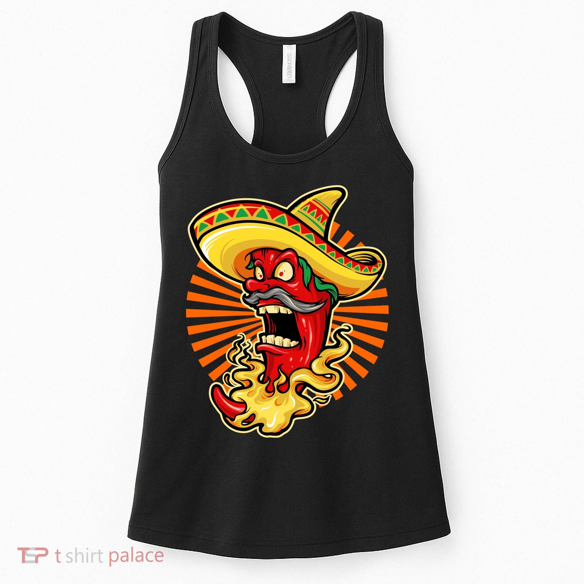 Mexican Red Hot Chili Pepper Women's Tank Top