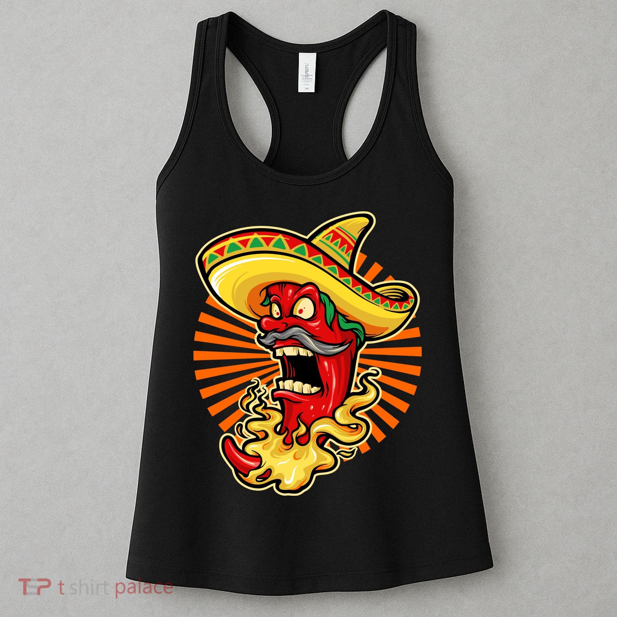 Mexican Red Hot Chili Pepper Women's Tank Top