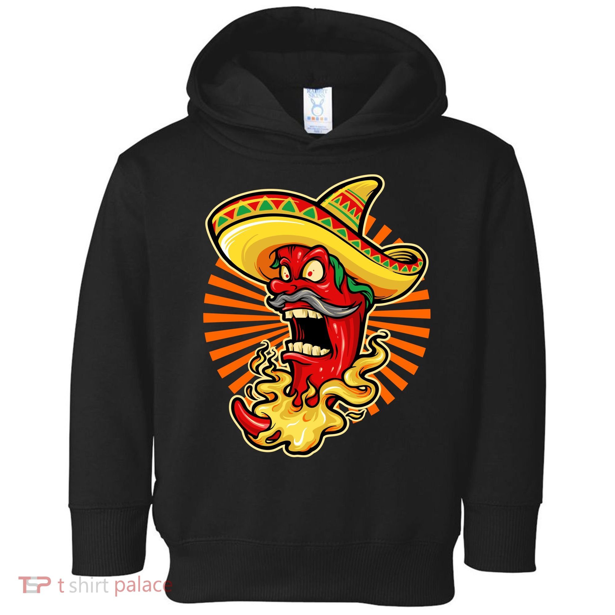 Mexican Red Hot Chili Pepper Toddler Hoodie