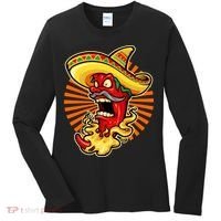 Mexican Red Hot Chili Pepper Women's Long Sleeve Shirt thumb 0