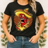 Mexican Red Hot Chili Pepper Women's T-Shirt thumb 2