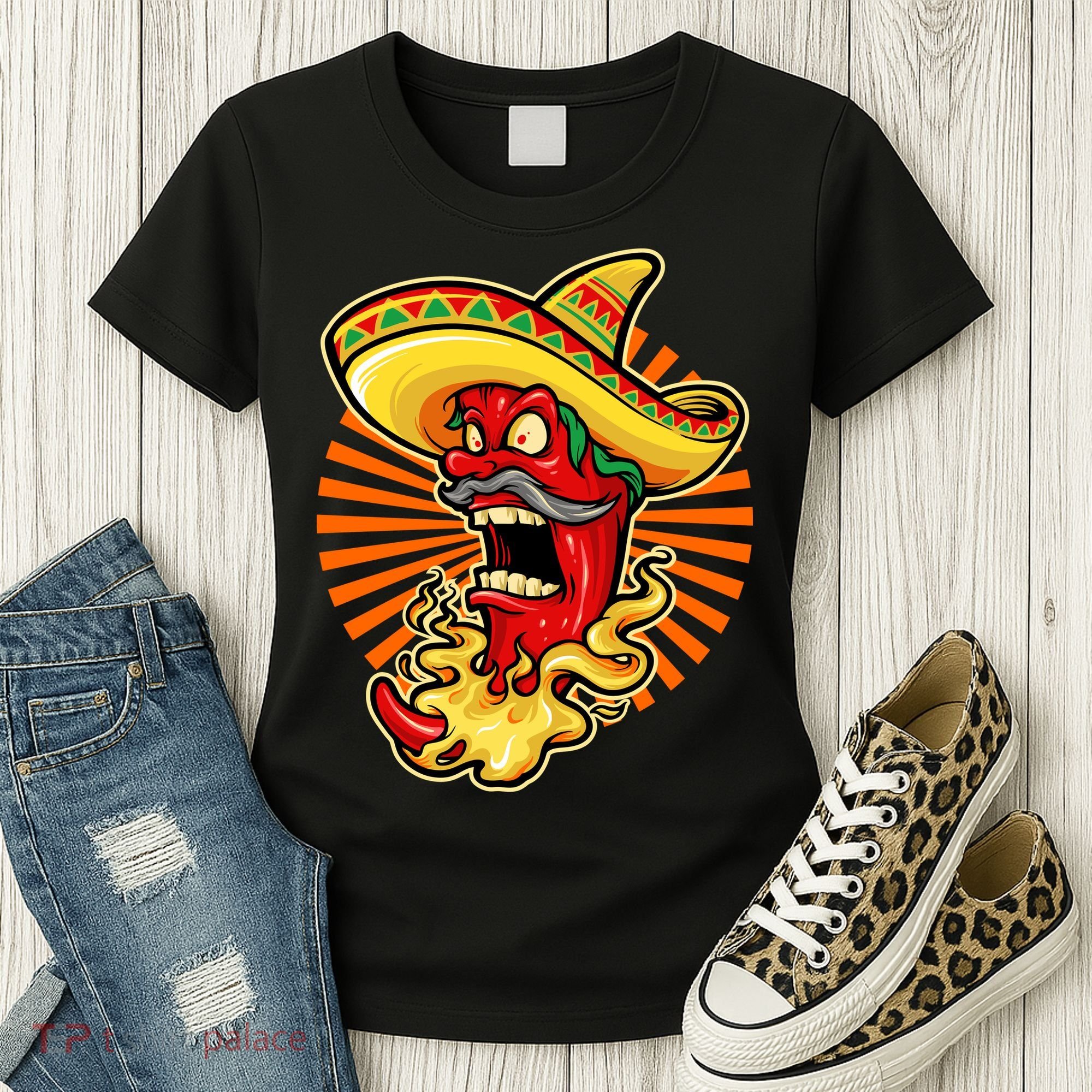 Mexican Red Hot Chili Pepper Women's T-Shirt