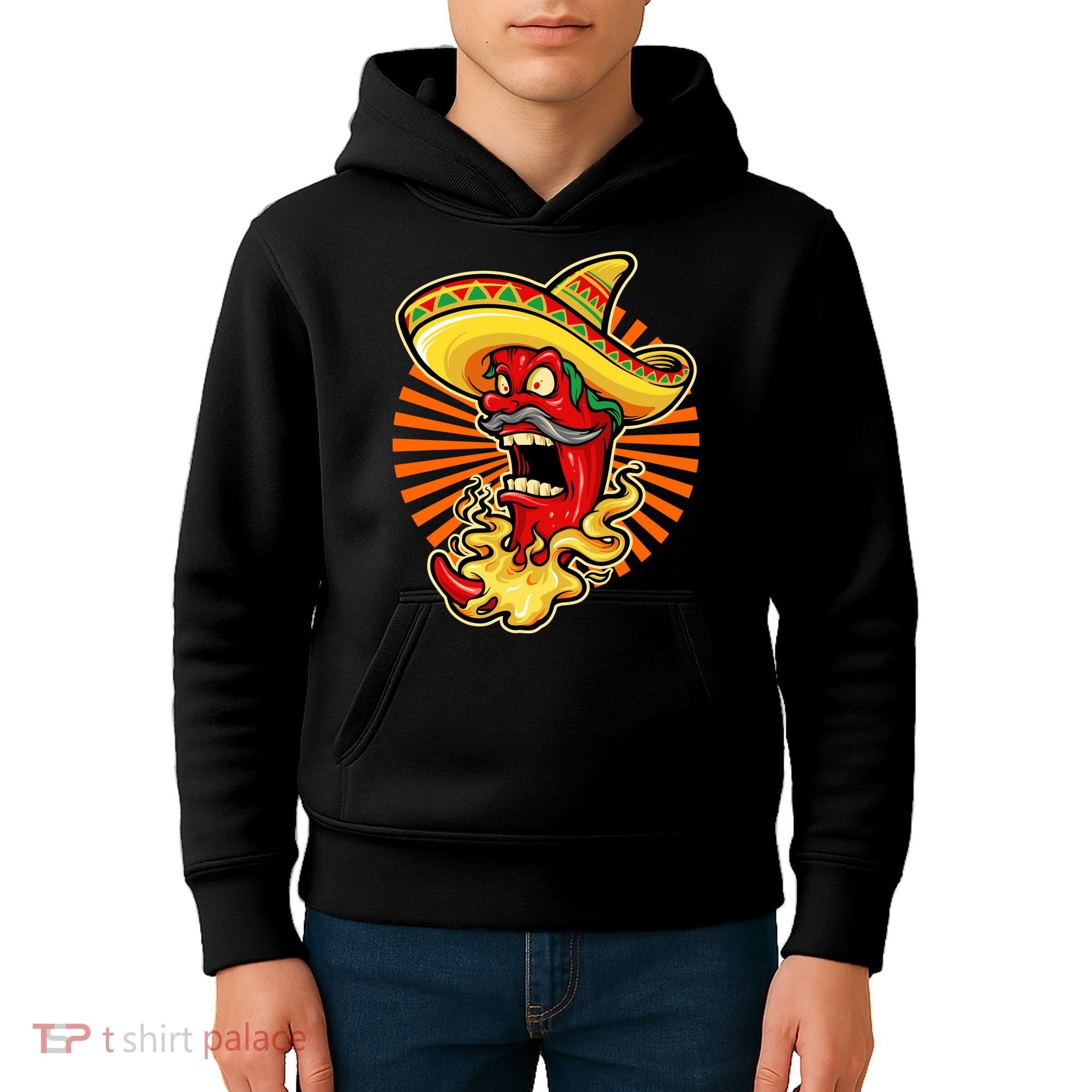 Mexican Red Hot Chili Pepper Kids Hoodie