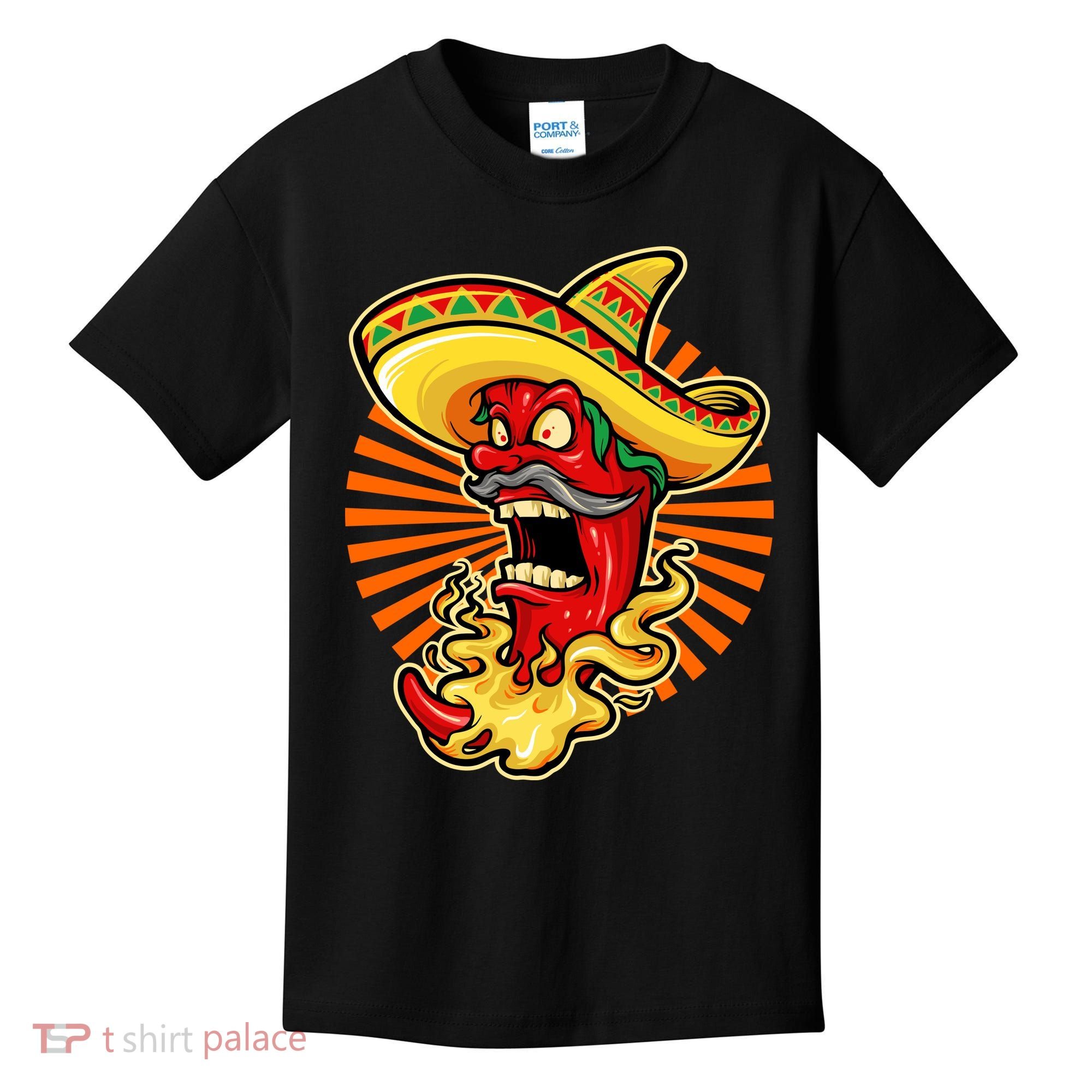 Mexican Red Hot Chili Pepper Kids T-Shirt