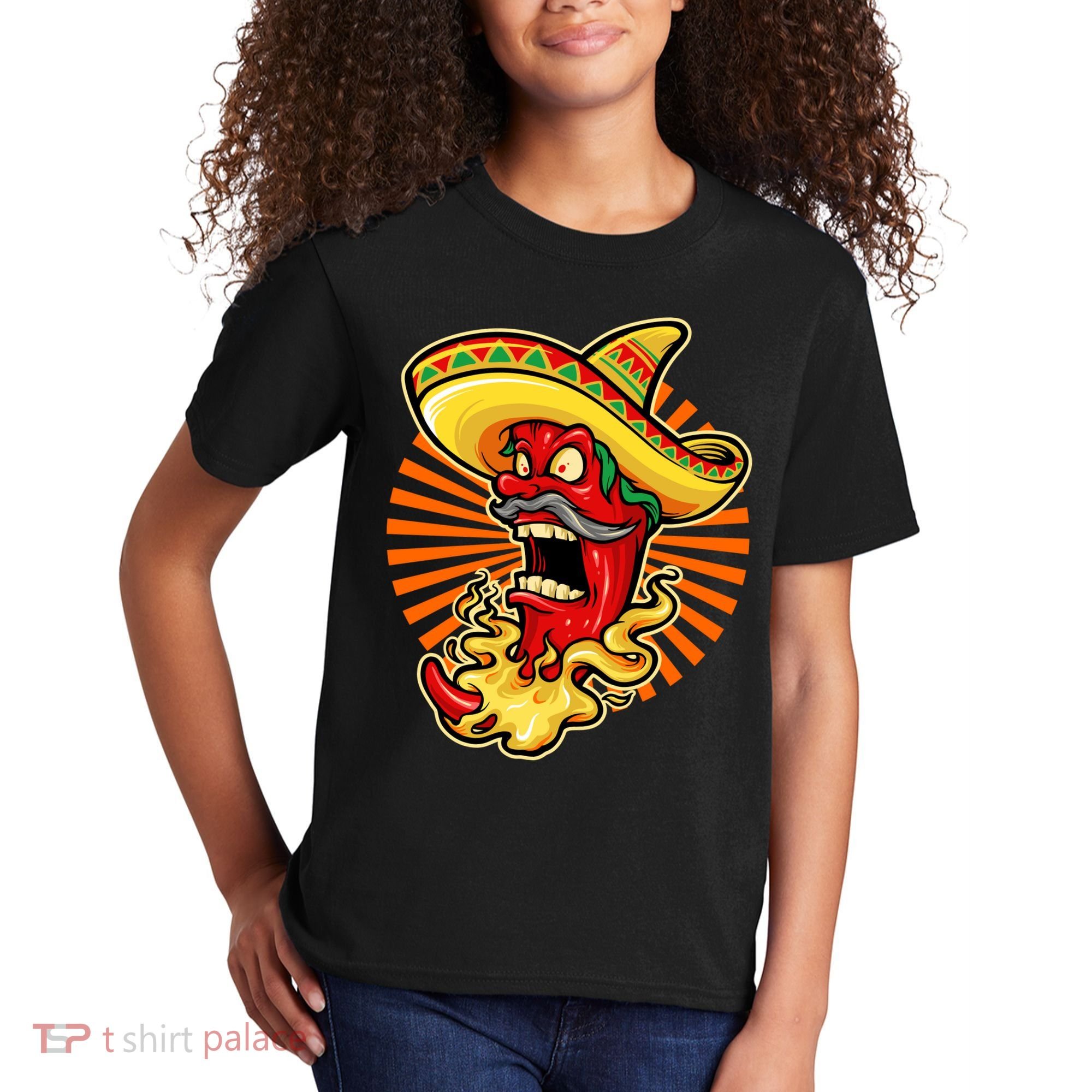 Mexican Red Hot Chili Pepper Kids T-Shirt