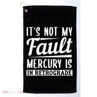 Mercury Retrograde Horoscope Astrology Great Gift Golf Towel thumb 0