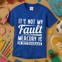 Mercury Retrograde Horoscope Astrology Great Gift Kids T-Shirt thumb 3
