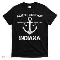 Morse Reservoir Indiana Funny Fishing Camping Summer Gift T-Shirt thumb 0