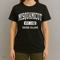 Misquamicut Rhode Island Ri Vintage Athletic Sports T-Shirt thumb 4